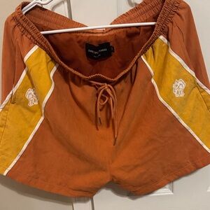 Darc Sport Orange Athletic Shorts